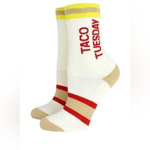 Sockart “Taco Tuesday” socks size 5-11
